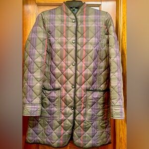 Ralph Lauren Tartan Plaid Quilted Jacket